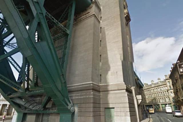 The rave was held in the lift shaft of the Tyne Bridge off Lombard Street on Newcastle's Quayside.