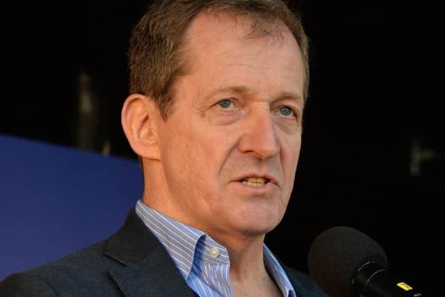 Alastair Campbell. The March for Europe. Picture by PA