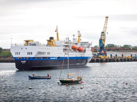 The MS Gann sailed into the Port of Sunderland on Friday, bringing 162 tourists from Stavanger into the city.
