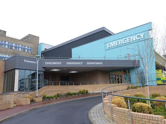 Sunderland Royal Hospital's new emergency department.