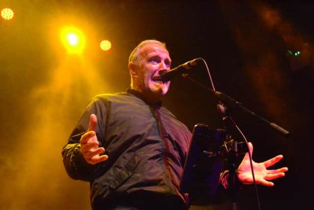 The Skids frontman Richard Jobson in action at the O2 Academy in Newcastle. All pics: Gary Welford.