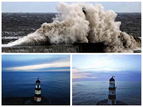 Seaham Harbour before, after and during the Beast from the East.