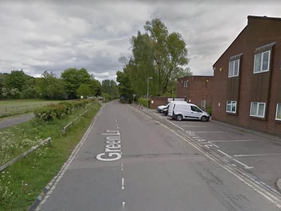 Green Lane, near Durham City RFC in Durham. Copyright Google Maps.