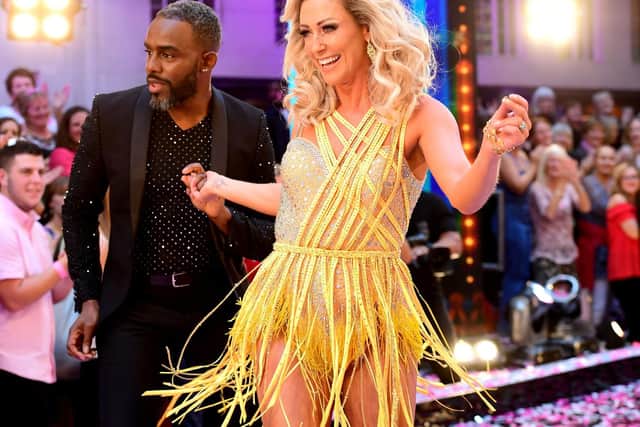 Charles Venn and Faye Tozer at the launch. Picture: PA.