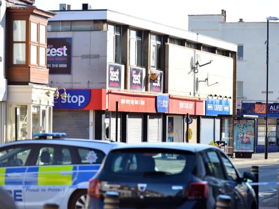 The incident is reported to have taken place near to the shops in Sea Road, Sunderland.