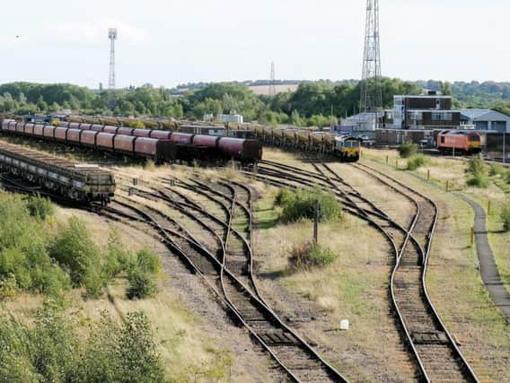 Tyne Yard at Gateshead is a major freight yard for the North East.