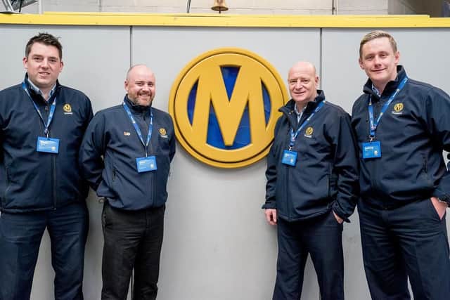 From left to right - Steve Dawson (Service Delivery Manager), Gary Wilson (Operations Manager), Mark Cowan (Vendor account Manager and auctioneer), Anthony Baker (General Manager)