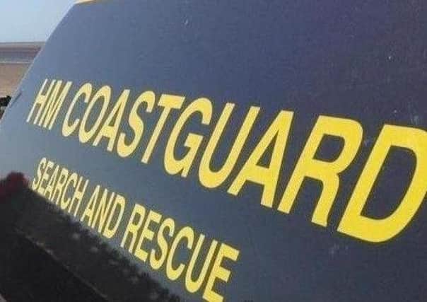 The coastguard was called to help a youngster who had got into difficulty while body boarding.