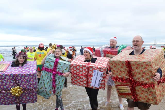 The Boxing Day Dip at Seaburn in 2017.