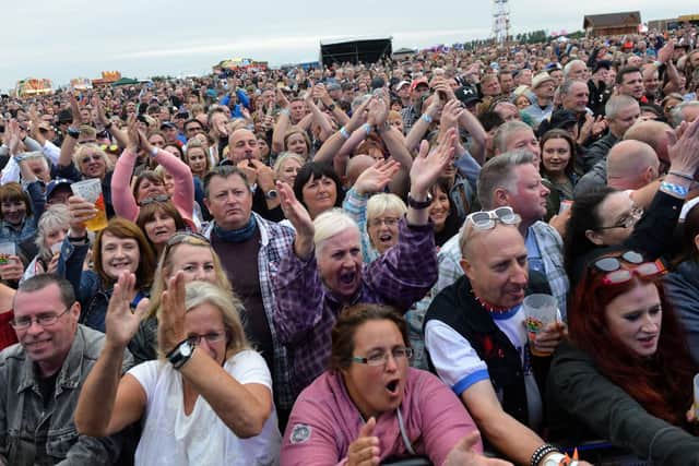 Part of the crowd at this year's Kubix Festival. The organisers say that despite some negative feedback, most people had a great time.