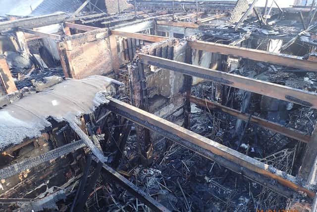 Pictures show the shocking devastation. Picture by Tyne and Wear Fire and Rescue Service.