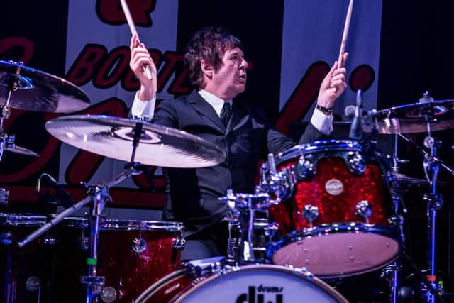 Original Blondie drummer Clem Burke filled the drumstool for Bootleg Blondie at the O2 Academy in Newcastle.
