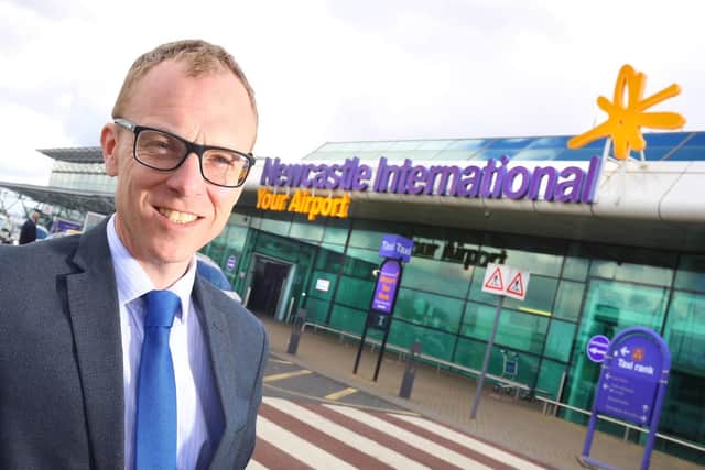 Nick Jones, the chief executive officer of Newcastle International Airport, was delighted to win the accolade for a second year running.