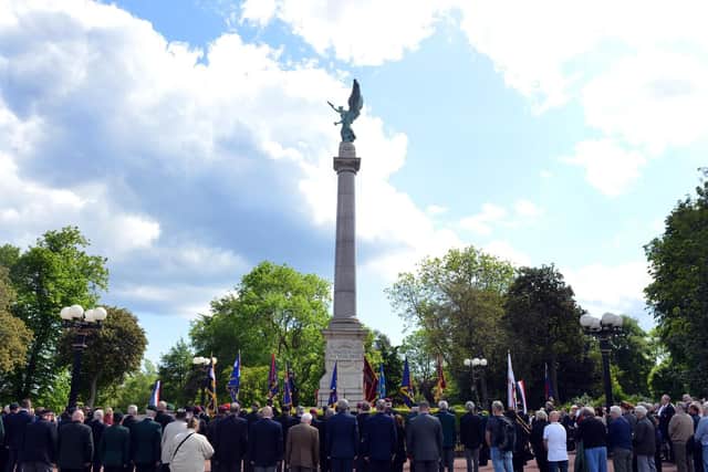 The 75th anniversary of D-Day landings Commemoration Service at Sunderland Cenotaph.