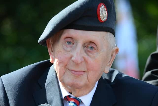 RAF veteran Randle Oliver attended the service alongside his brother Barrie.