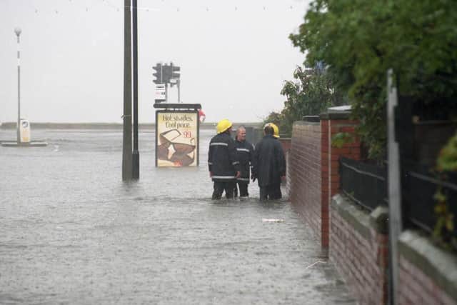 Hundreds of homes and businesses in Sunderland were left under water after more than three hours of torrential rain back in 1997