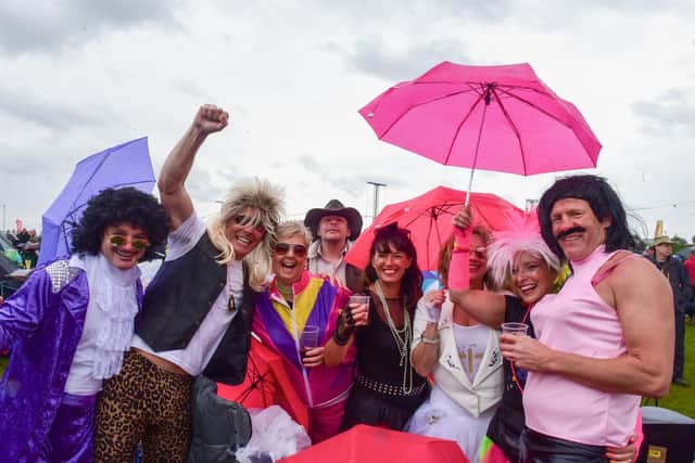Many festivalgoers got into the spirit of Let's Rock the North East by dressing up.