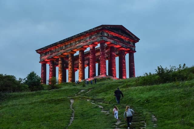 Penshaw Monument will be lit up in yellow to show Sunderland's support for the Cystic Fibrosis campaign.