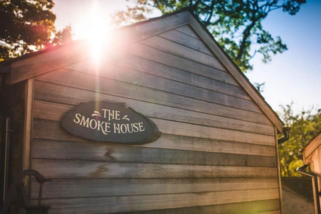 The on-site Smoke House.
