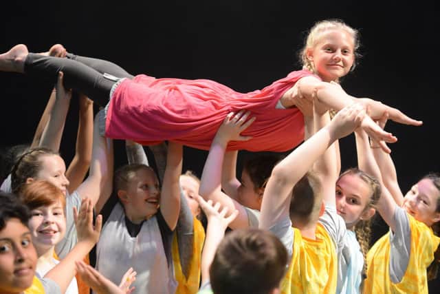 Youngsters performing in the Sunderland Schools Dance Festival.