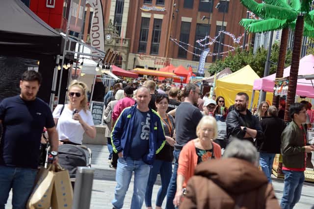 Crowds the flock to Sunderland's Food Festival on day one.
