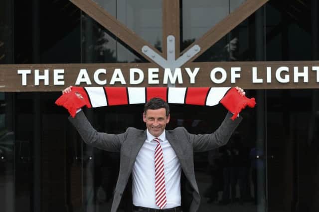Jack Ross was unveiled as SAFC manager today