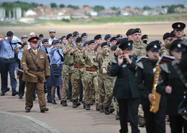 Armed Forces Day Parade on Seaburn's seafront last June.