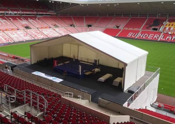 Summer Rumble 2018 stage at the Stadium of Light is ready for action.