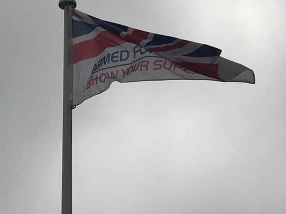 Sunderland City Council is showing its support for Armed Forces Weekend