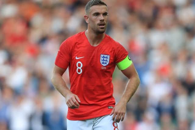 Jordan Henderson of England during the International Friendly match between England and Costa Rica at Elland Road. (Picture: Marc Atkins/Offside/Getty Images)