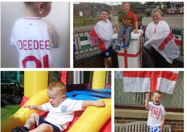 North East supporters cheer on England in World Cup quarter-finals.