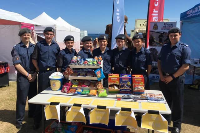 1338 Squadron Seaham Air Cadets at Seaham Carnival.