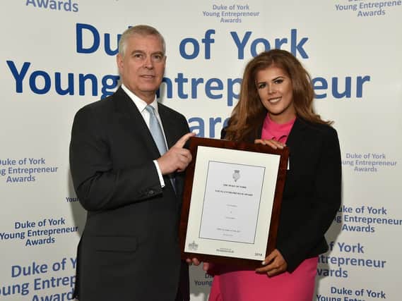 Sunderland graduate Fern Snailham has been named a Duke of York Young Entrepreneur of the Year.