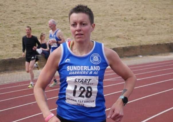 Vicky Haswell, who had a 25 year wait for another 800m championship title.