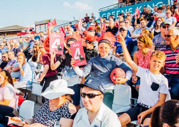 Youngsters enjoy the atmosphere in last week's Vitality T20 Blast clash with Yorkshire at the Emirates Riverside. Free admission is available for children for tonight's clash with Worcestershire Rapids.