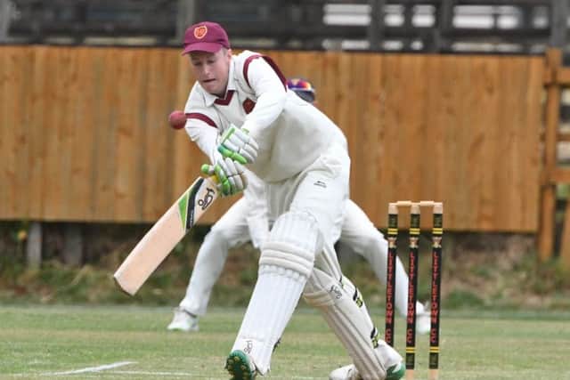 Dawdon batsman Nathan Newton bats at Littletown on Saturday. Picture by Kevin Brady