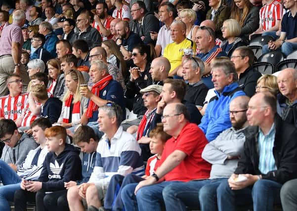 Sunderland fans once again out in numbers to support the team at St Mirren on Saturday.