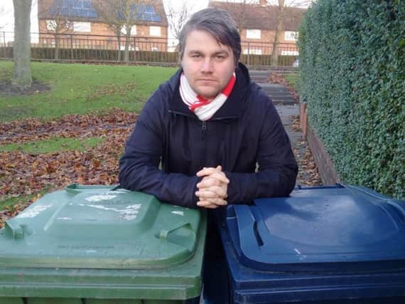 Lib Dem Coun Stephen O' Brien says taxpayers shouldn't have to pay for stolen wheelie bins to be replaced.