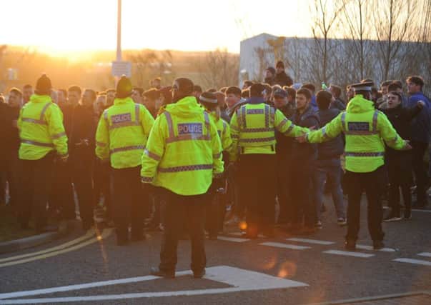 Nearly 600 police officers were on duty for the Sunderland v Middlesbrough game in February.