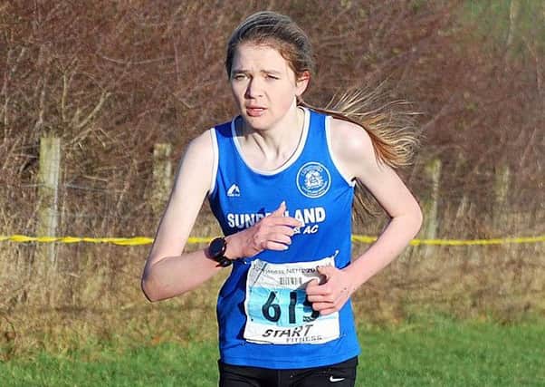 Sunderland Harrier Eve Quinn, who is in fifth place in Grand Prix.