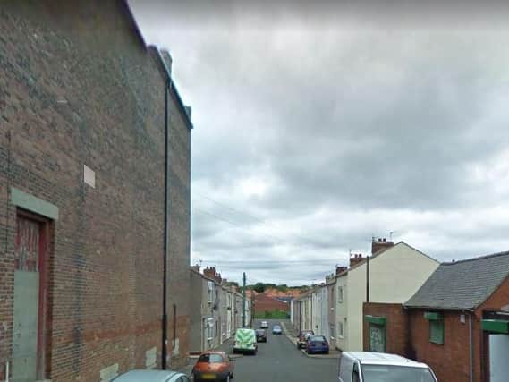 The incident happened in Londonderry Terrace, Easington Colliery. Image copyright Google Maps.