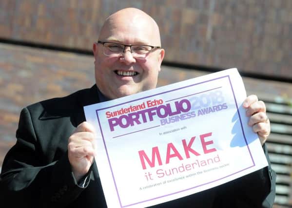 Leader of Sunderland City Council, Coun Graeme Miller, at the launch of the Portfolio Awards.