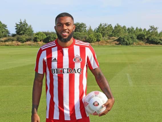 Jerome Sinclair makes his Sunderland debut at the Riverside