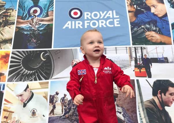 Rebekah Taylor sent us this gorgeous picture of her son Zac, who's two and a half, enjoying the second day of Sunderland International Airshow.