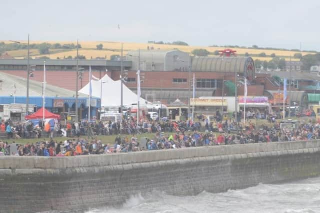 Decent crowds still turned out for the last day of Sunderland Airshow, despite the awful weather.