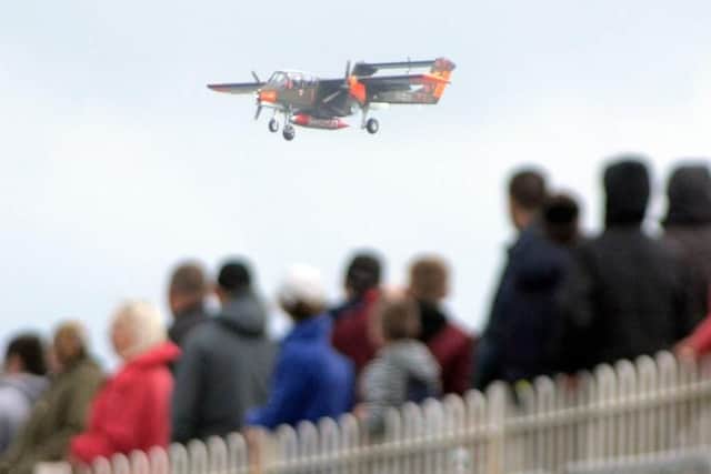 The Bronco was among the aircraft which weren't grounded by the weather as Sunderland's 30th Airshow came to a close.