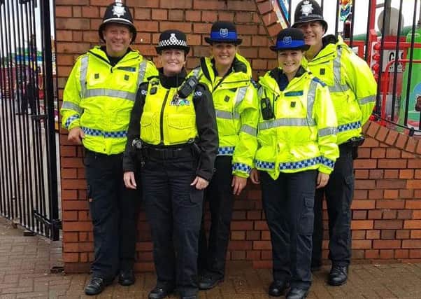 The Sunderland North Neighbourhood Policing team were among the officers on duty during the three-day event