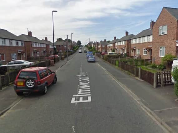 Elmwood Avenue in the Marley Pots area of Sunderland. Copyright Google Maps.