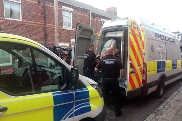 Durham Police raids in Horden.
