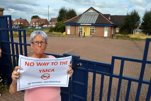Resident Jennifer Daley is against plans to turn the former Church View Medical Centre into a YMCA.